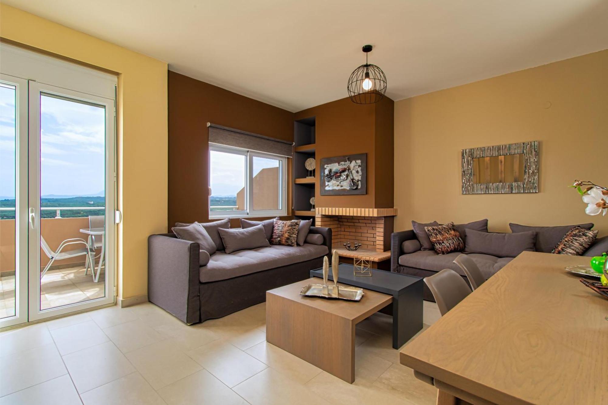 Theo Villas With Sea View Marathokefala Room photo